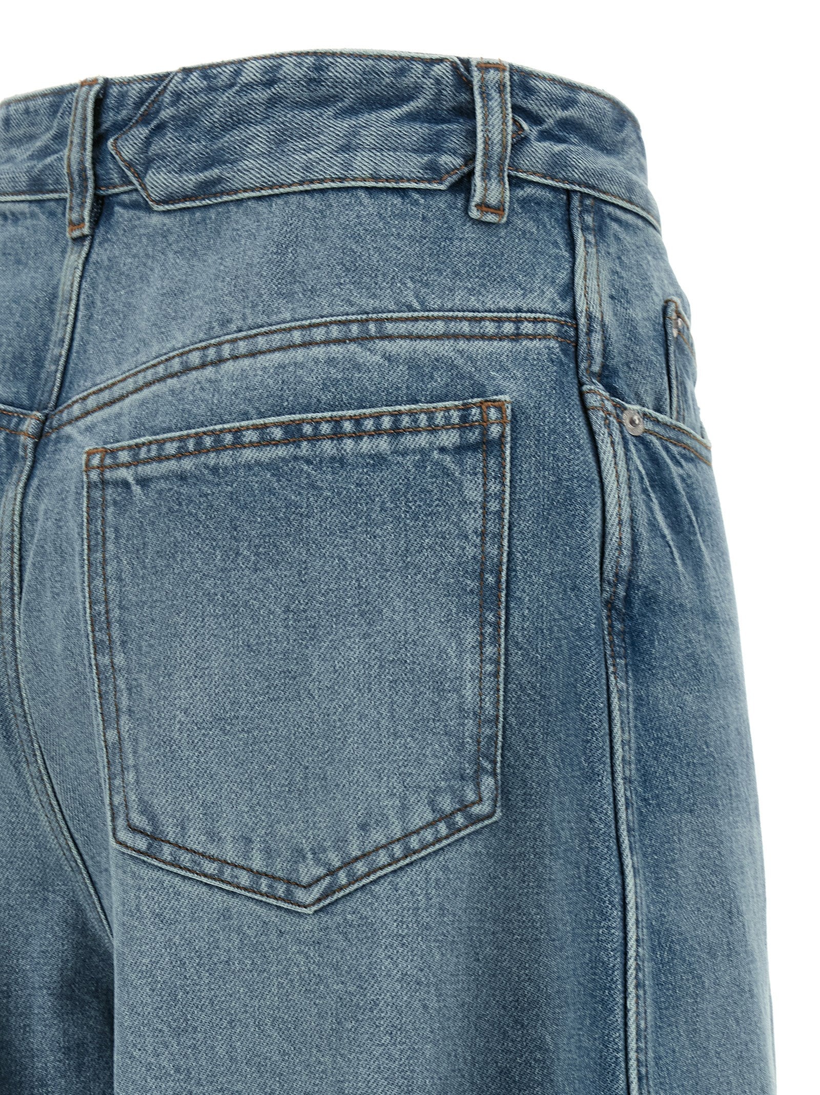 Jacquemus Le De-Nimes Ovalo High-Waisted Jeans