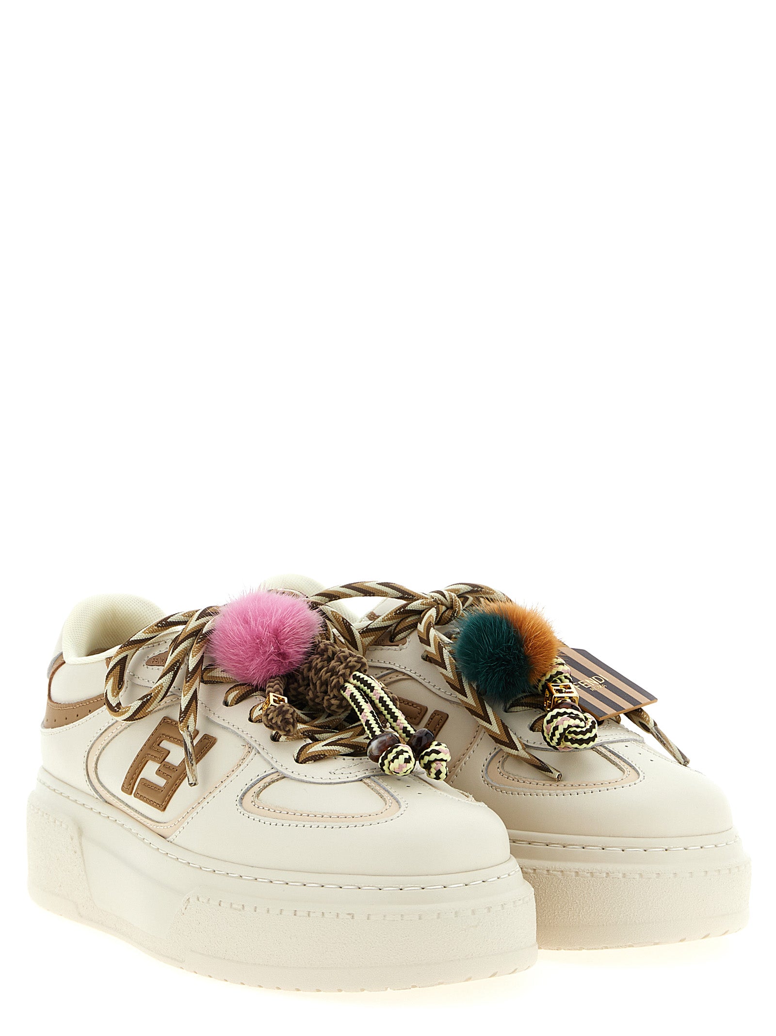 Fendi Match Platform Sneakers