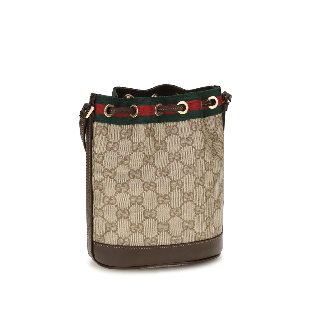 Gucci The Web Stripe Bucket Bag