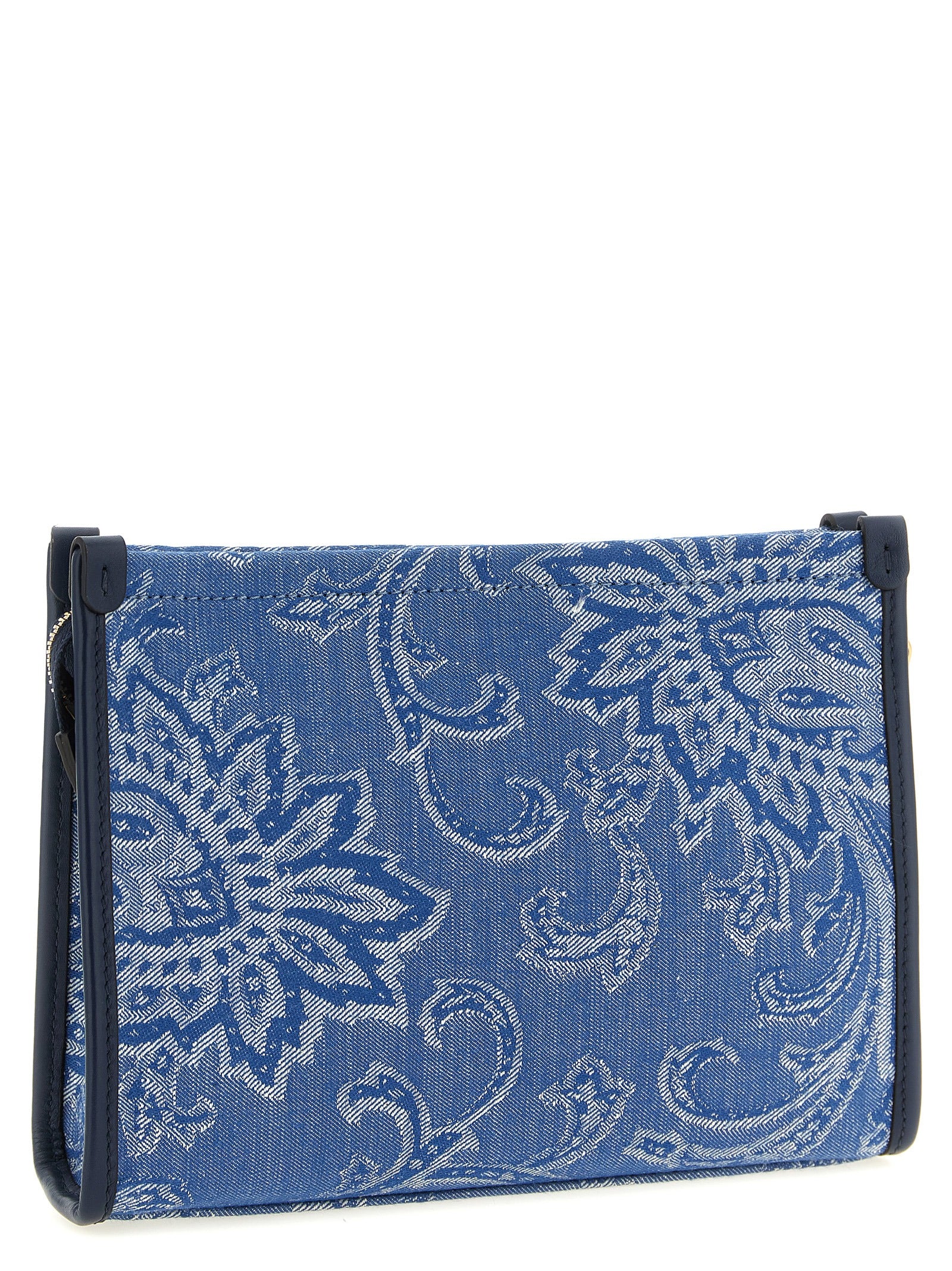 Etro Paisley Jacquard Fabric Clutch Bag