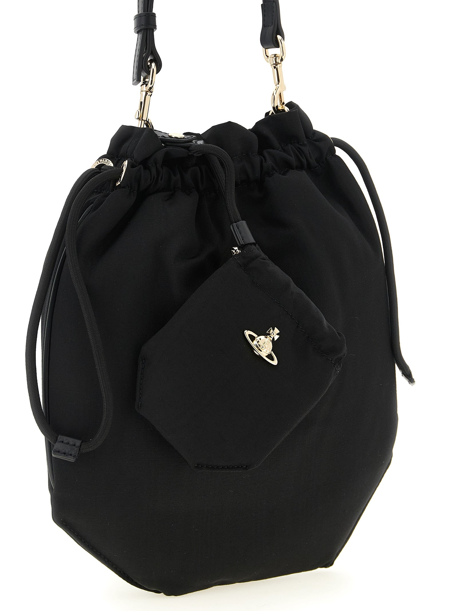 Vivienne Westwood OrbLogo Drawstring Pouch Handbag