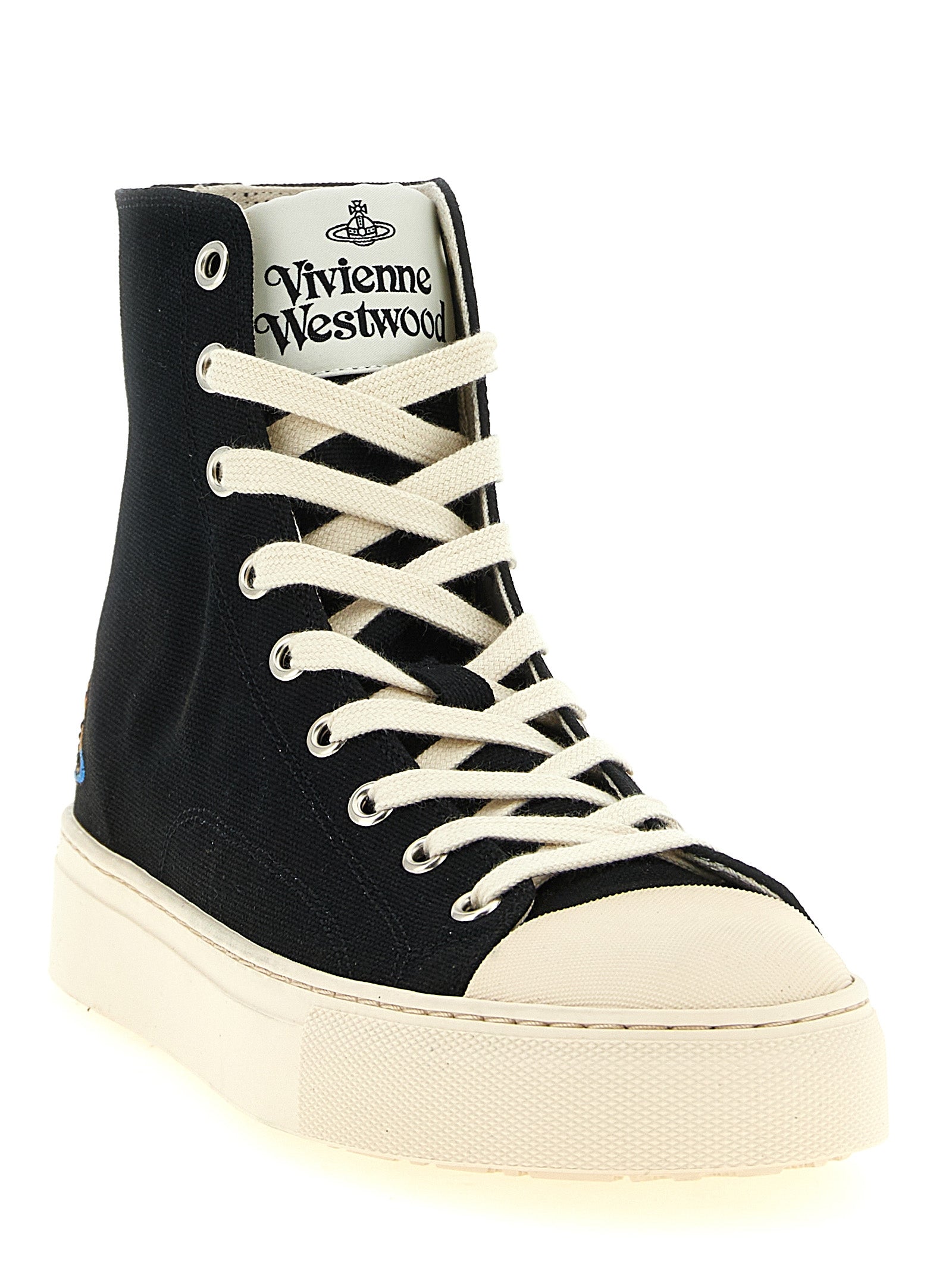 Vivienne Westwood Bicolor High Top Sneakers