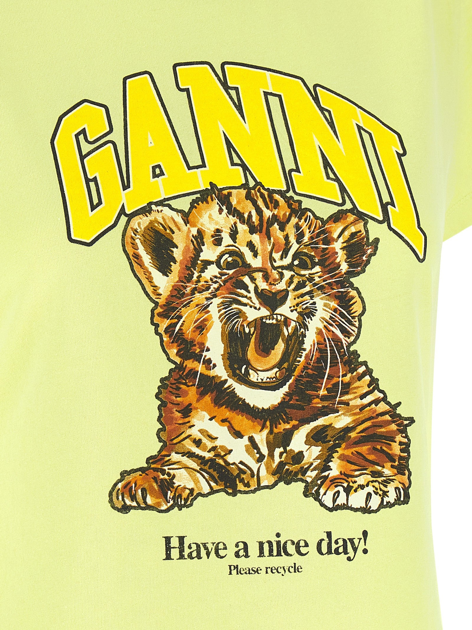 Ganni Unparalleled Extravagant Artistry Impression T-Shirt