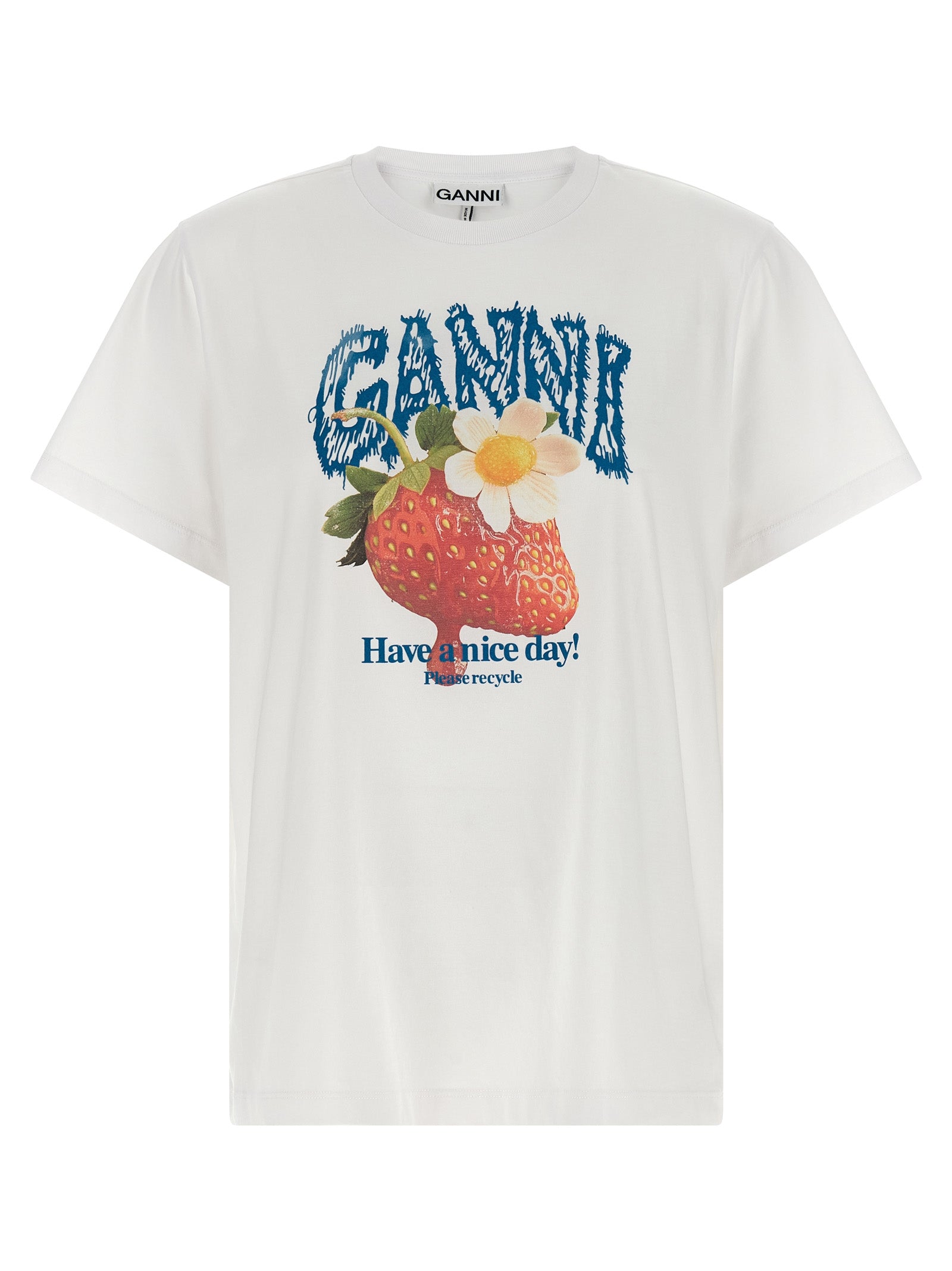 Ganni Front Graphic Statement TShirt