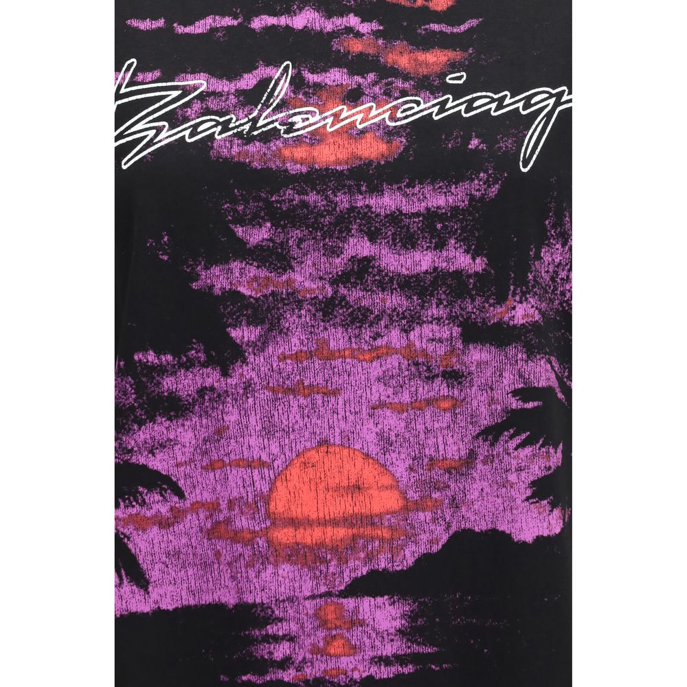 Balenciaga Monogram Print Graphic Studio