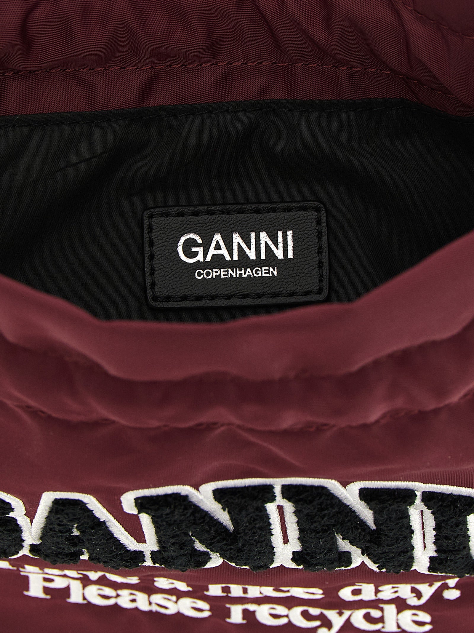 Ganni Logo Pouch Clutch