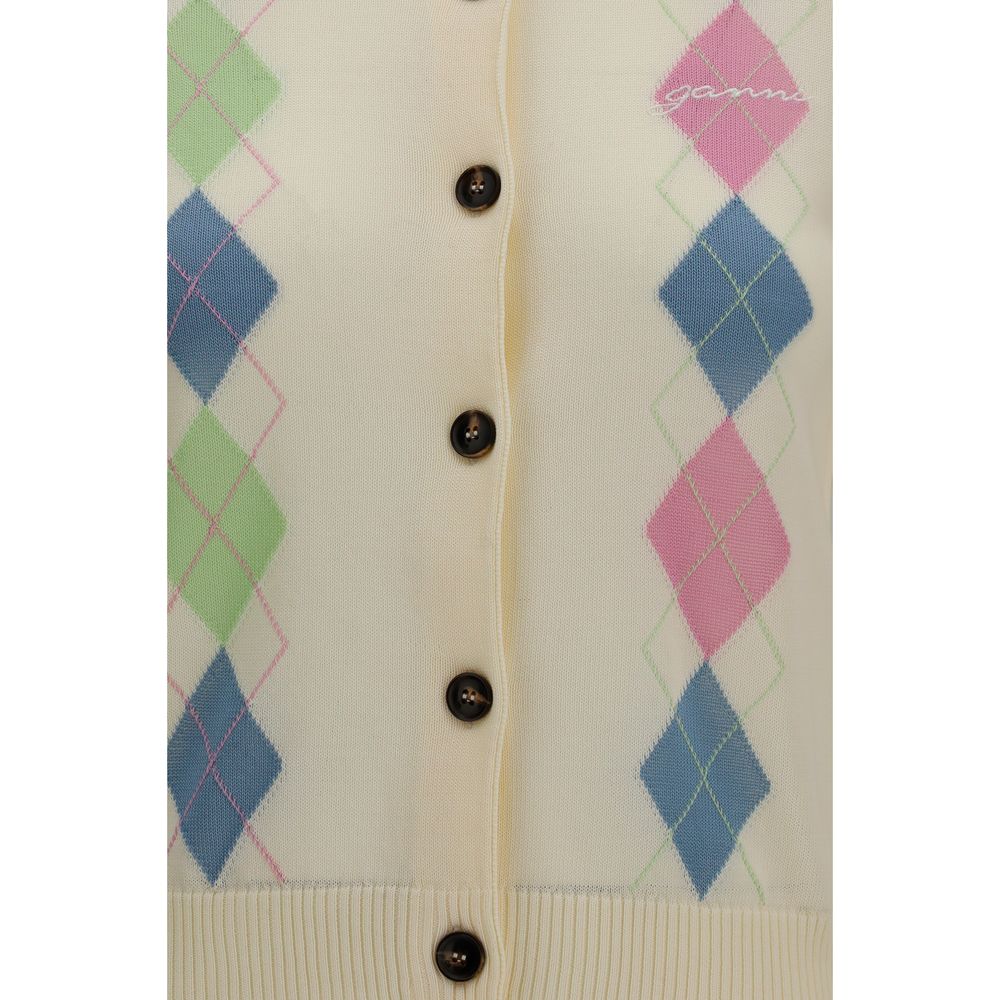 Ganni Diamond Cardigan