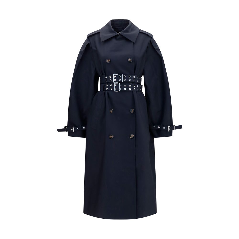 Ganni Interlocking Architectonisch Trench Coat