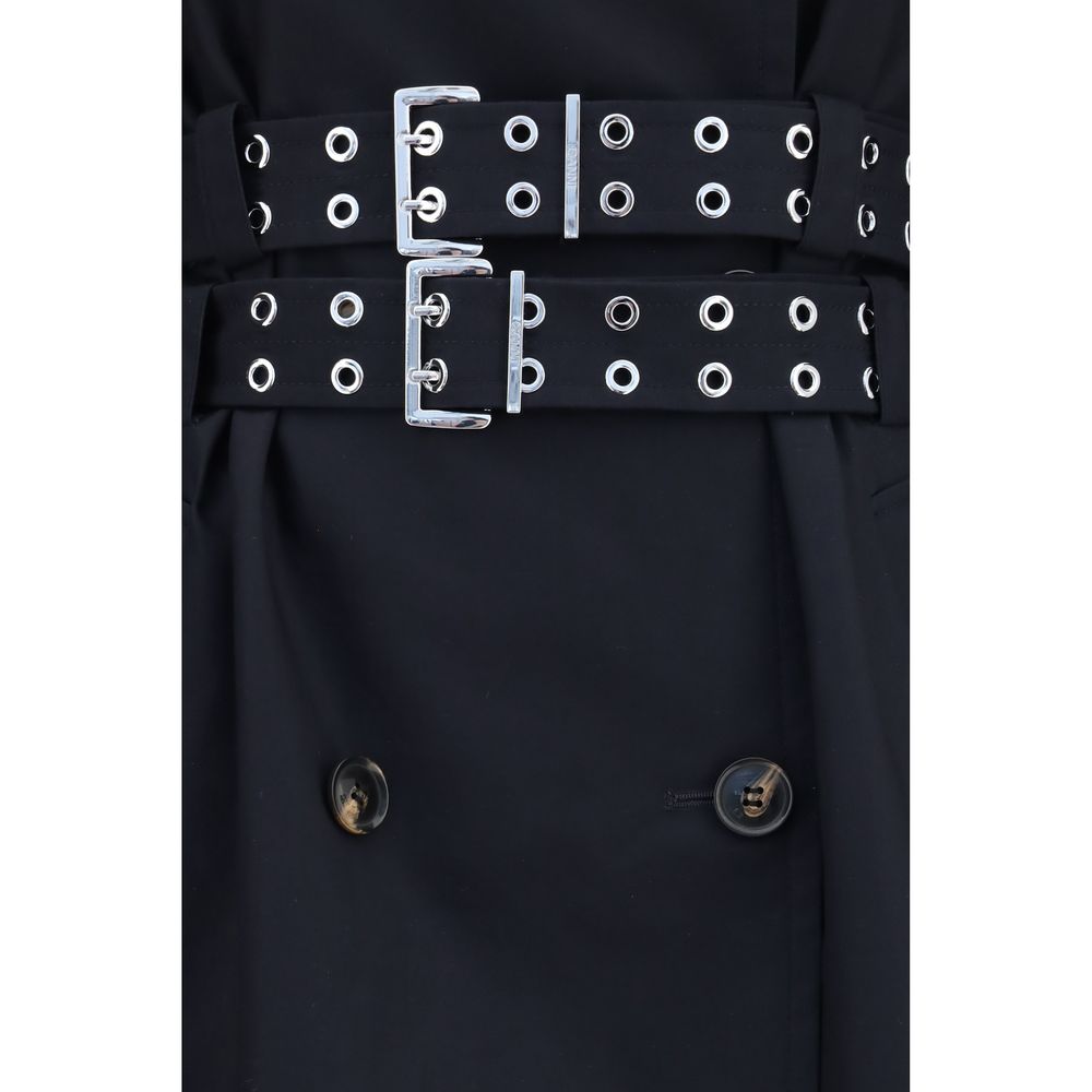 Ganni Interlocking Architectonisch Trench Coat