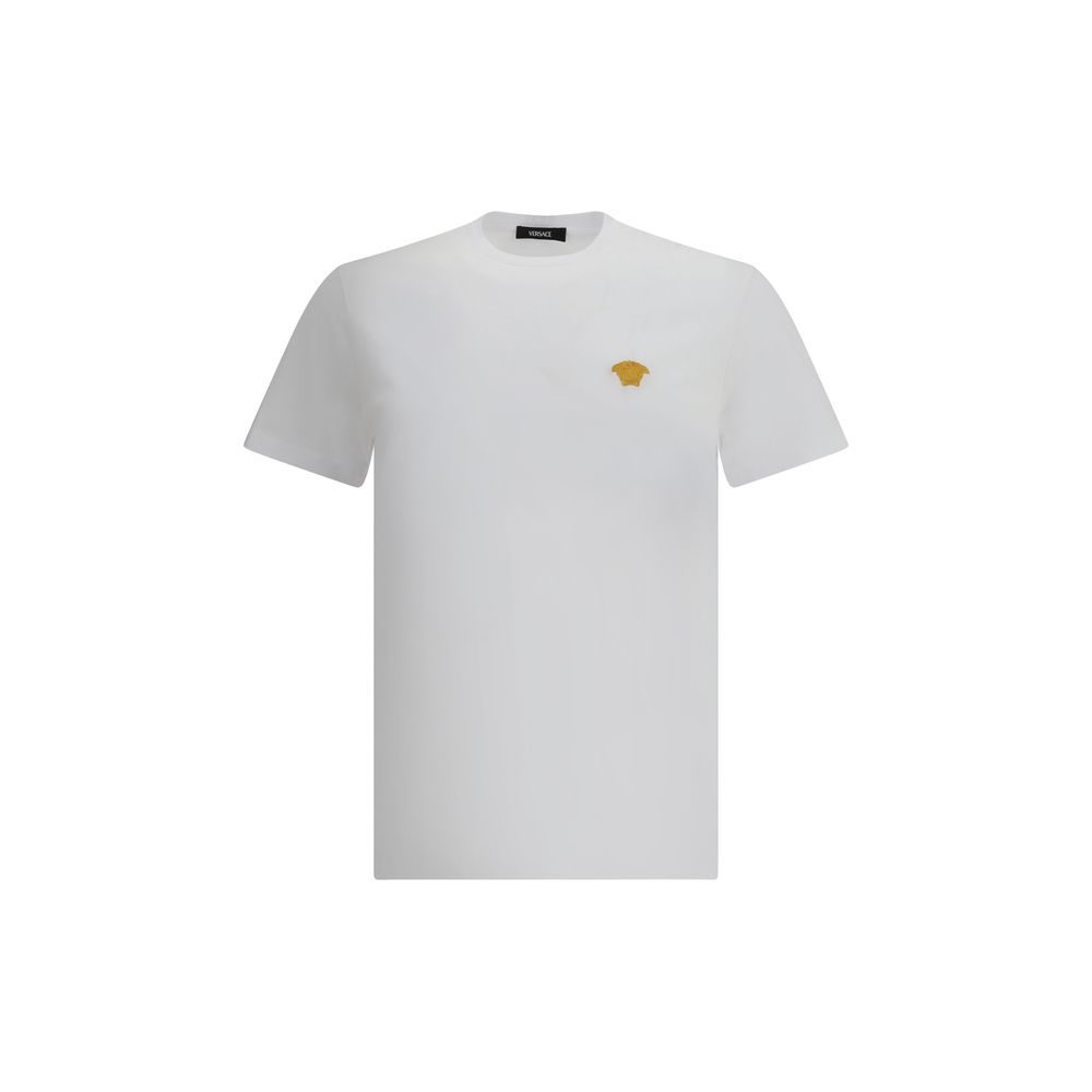 Versace White Cotton T-Shirt Versace
