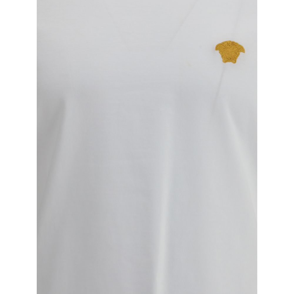 Versace White Cotton T-Shirt Versace