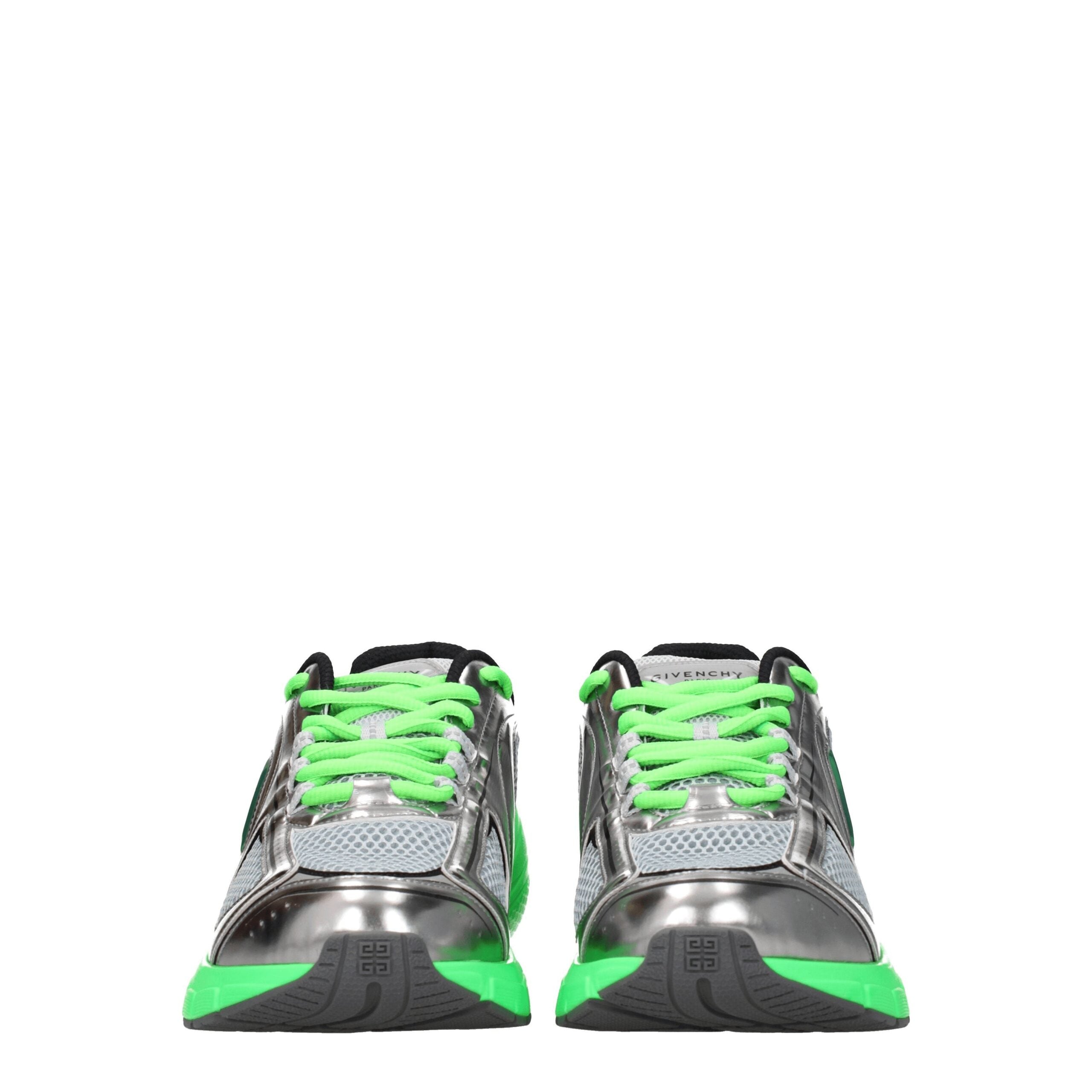 Givenchy TK-MX Sneakers – Silver & Neon Green Givenchy