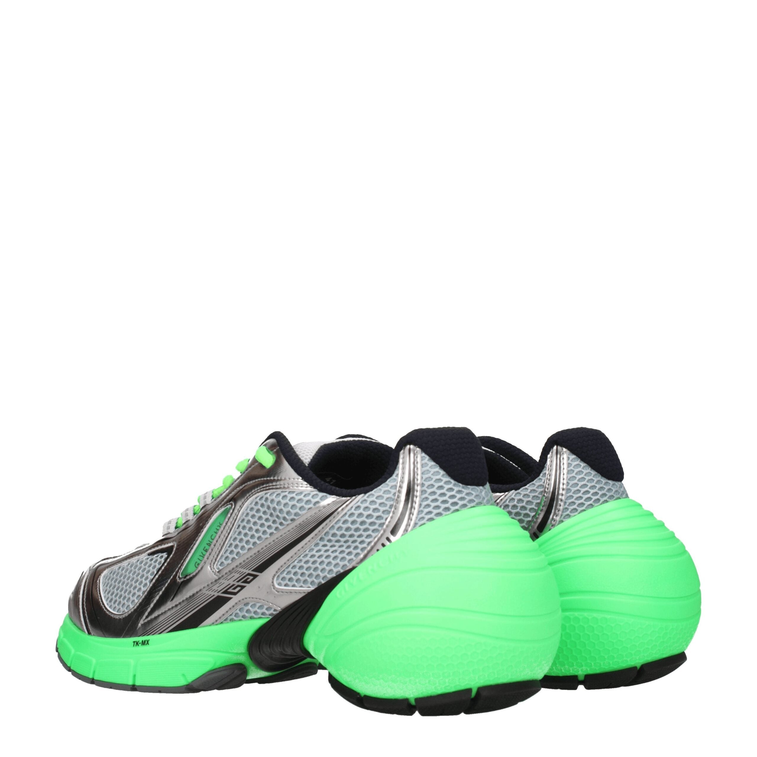 Givenchy TK-MX Sneakers – Silver & Neon Green Givenchy