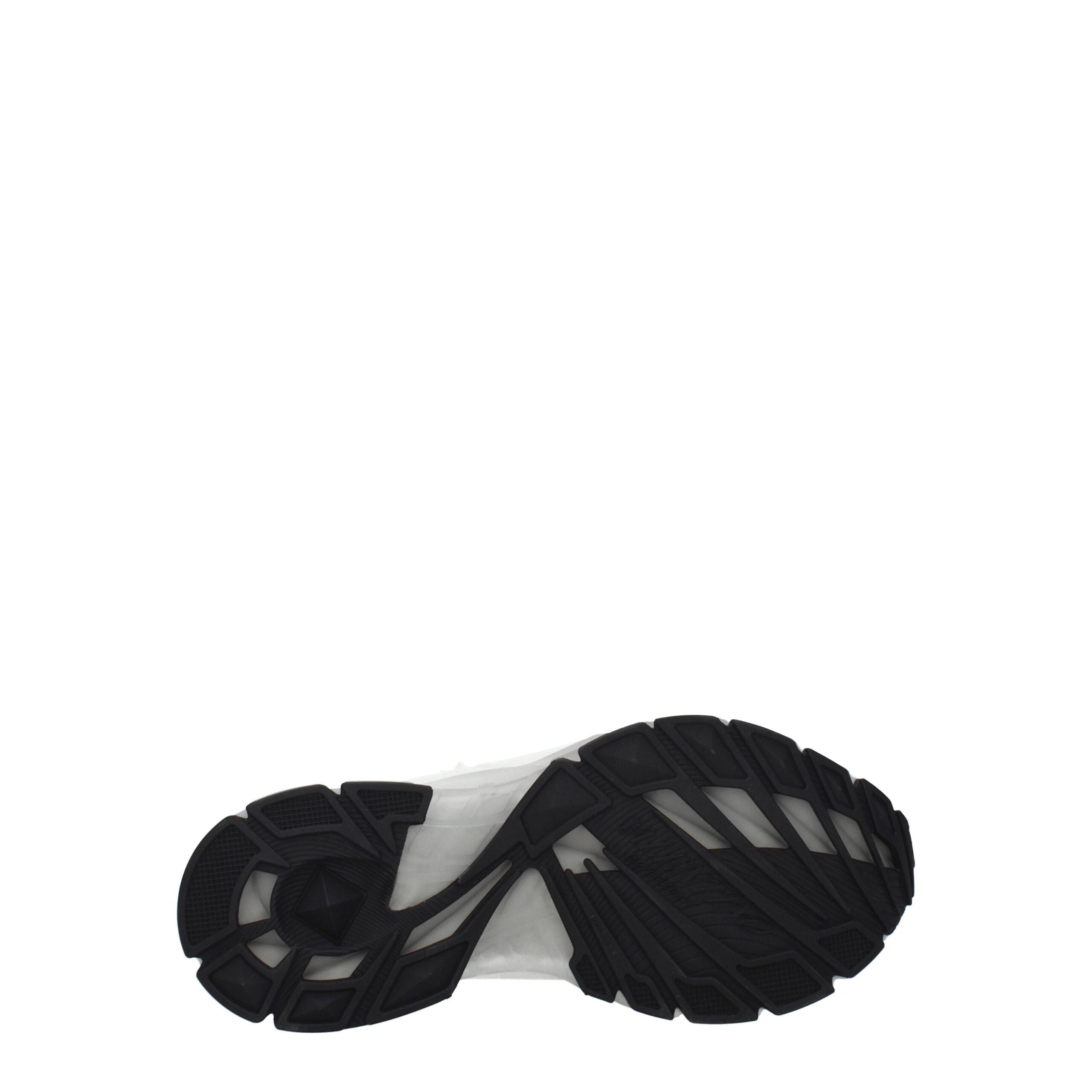 Valentino Garavani Witte Fabric Athletic Sneakers met Studs Valentino Garavani