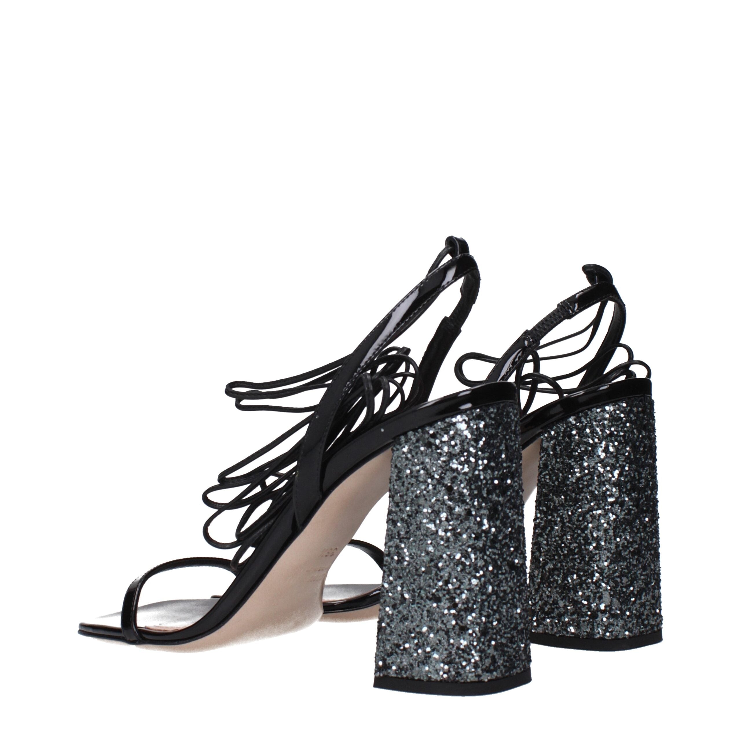 Miu Miu Elegante Patentleder Collectie Platformsandalen