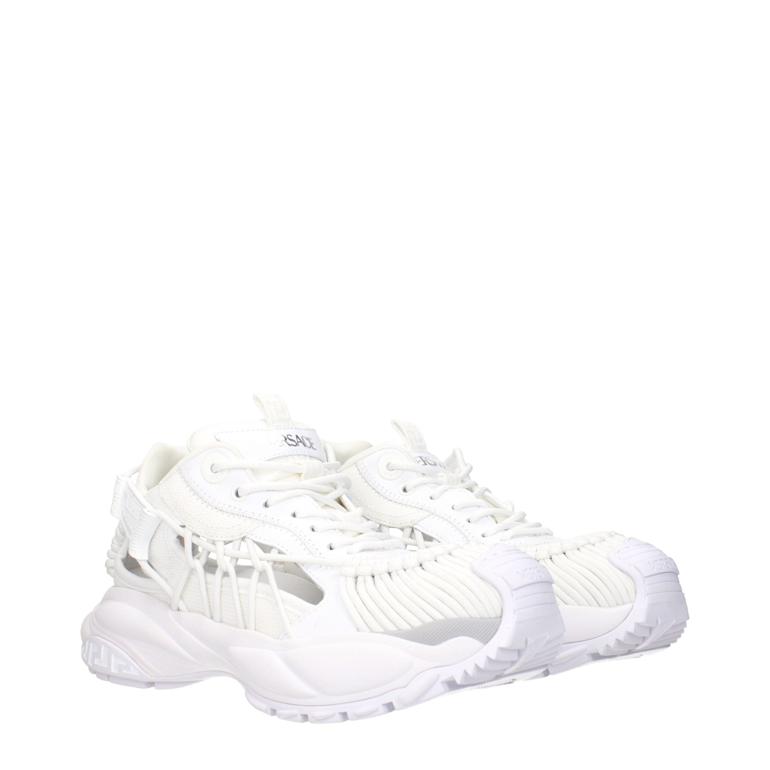 Versace Mercury M_VS_01 Sneaker – Wit Leer & Mesh met Greca Zool