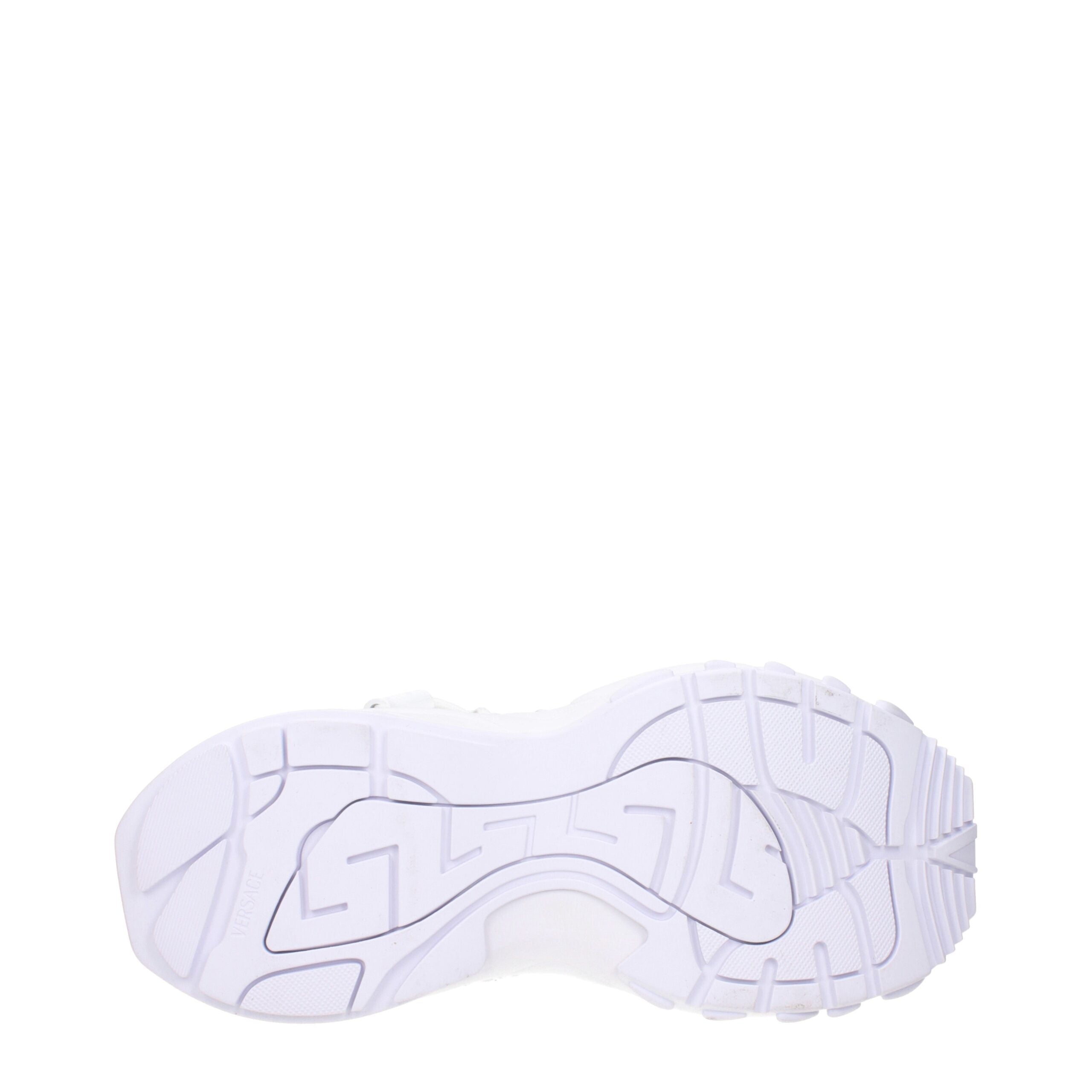 Versace Mercury M_VS_01 Sneaker – Wit Leer & Mesh met Greca Zool