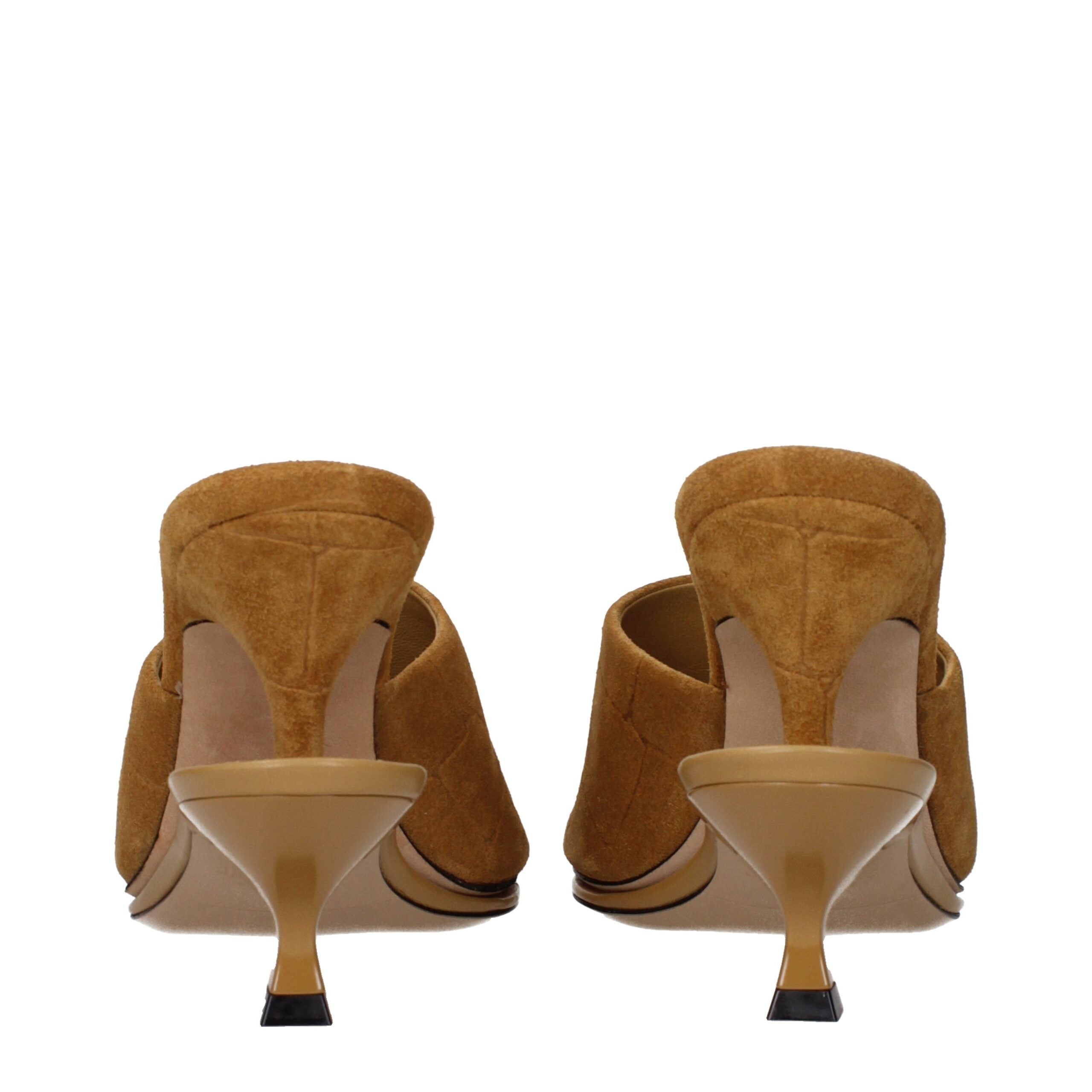 Jacquemus Cognac Calfskin Sculpted Stiletto Sandals