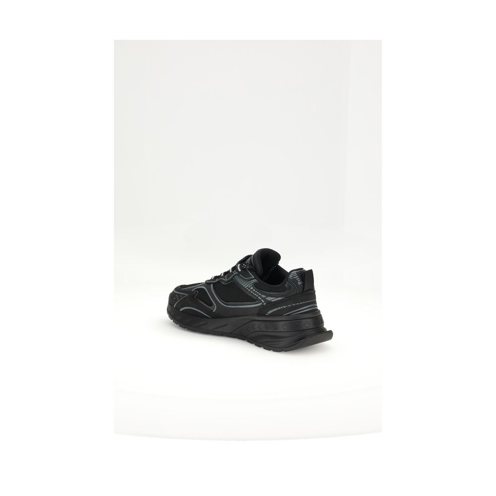 Dsquared² Black Calf Leather Bos Taurus Athletic Sneakers Dsquared²