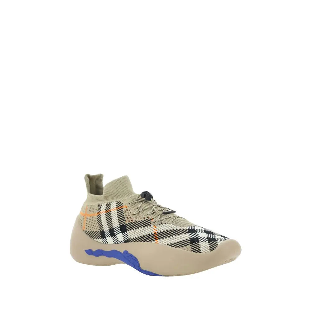 Burberry Neptune Archivio Check Sneaker – Bruin Burberry