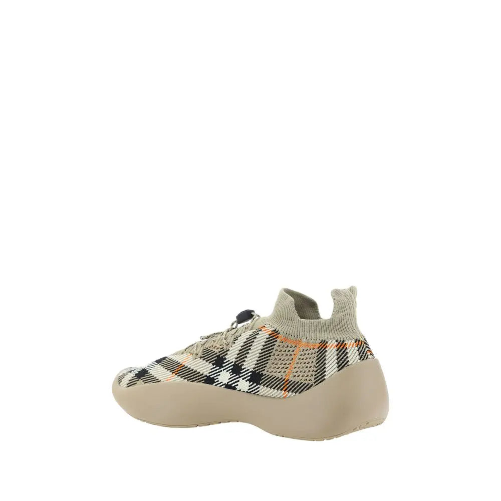 Burberry Neptune Archivio Check Sneaker – Bruin Burberry