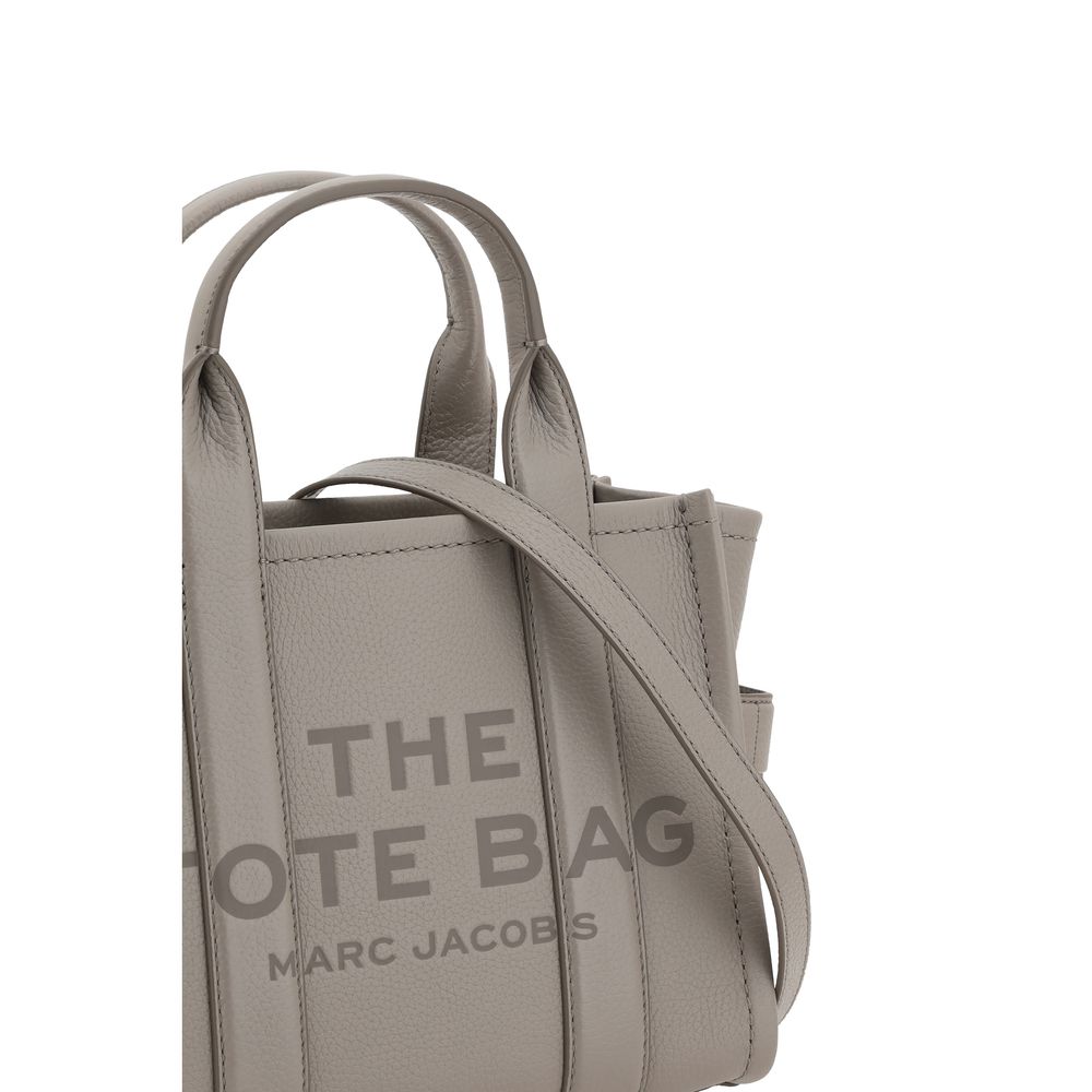 Marc Jacobs The Small Tote Handtas Grijs Kalfsleder
