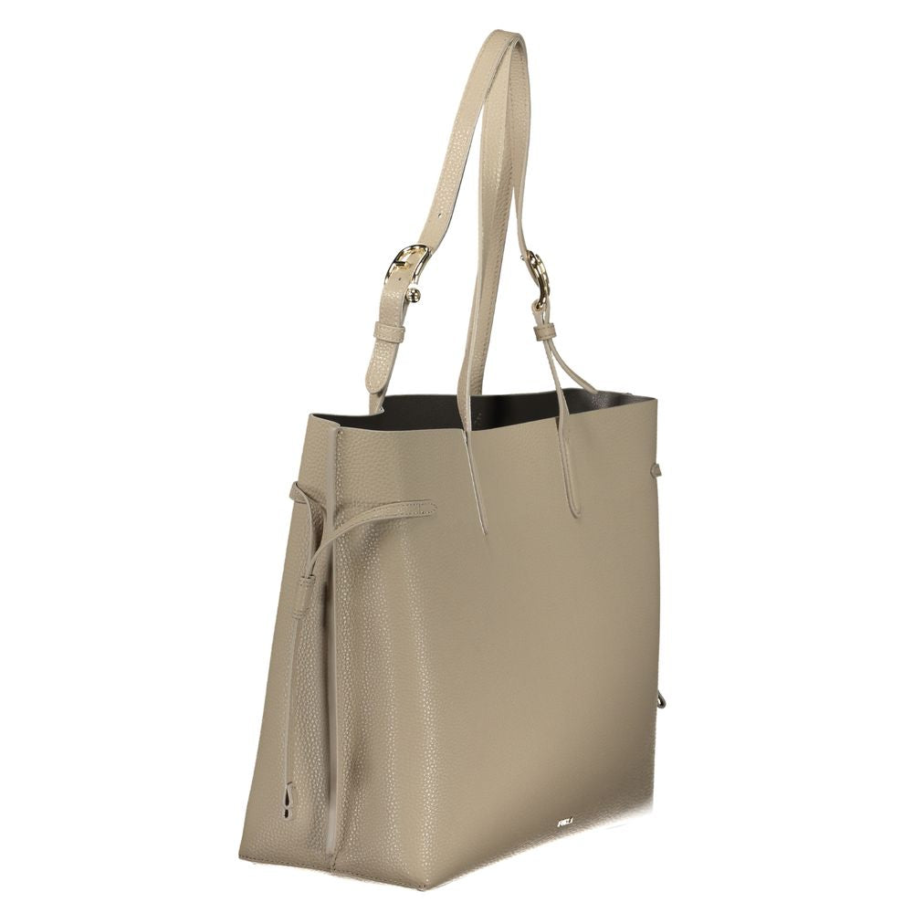 Furla Beige Leather Women Handbag Furla