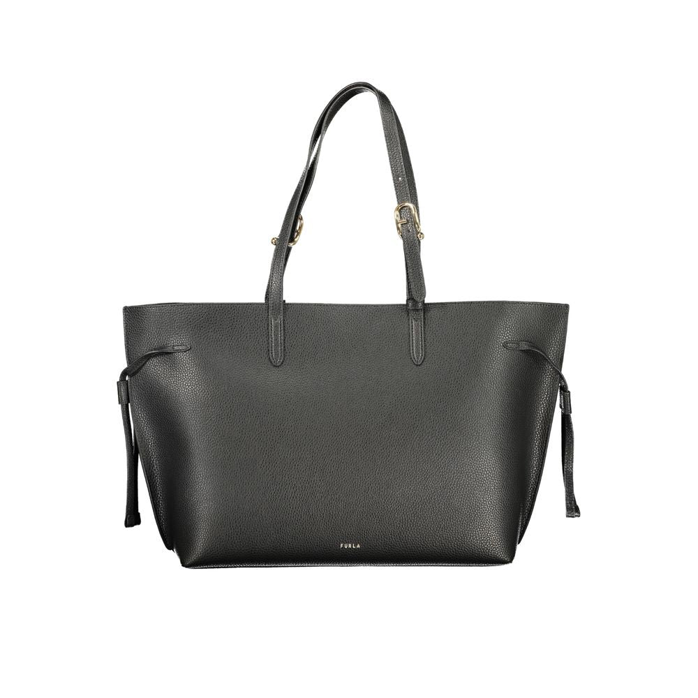 Furla Nero Leather Tote Bag Furla