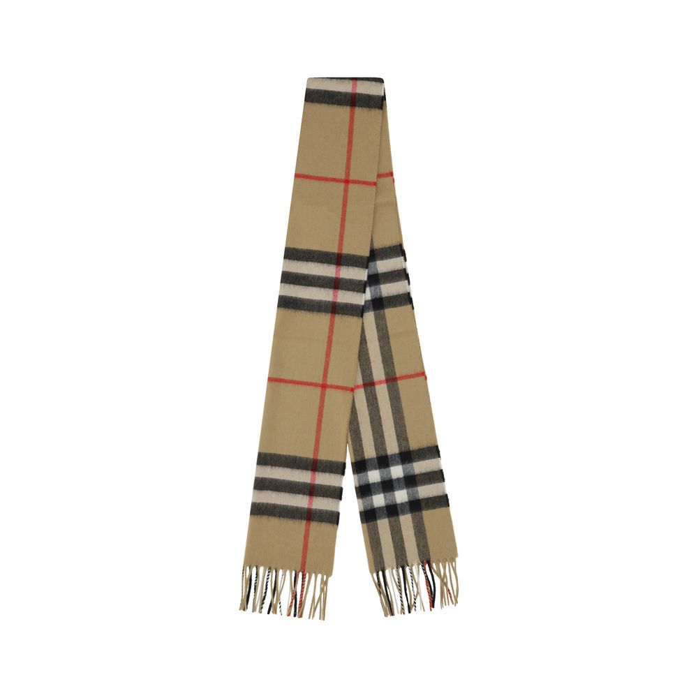 Burberry Cashmere Scarf – Brown Check Archive