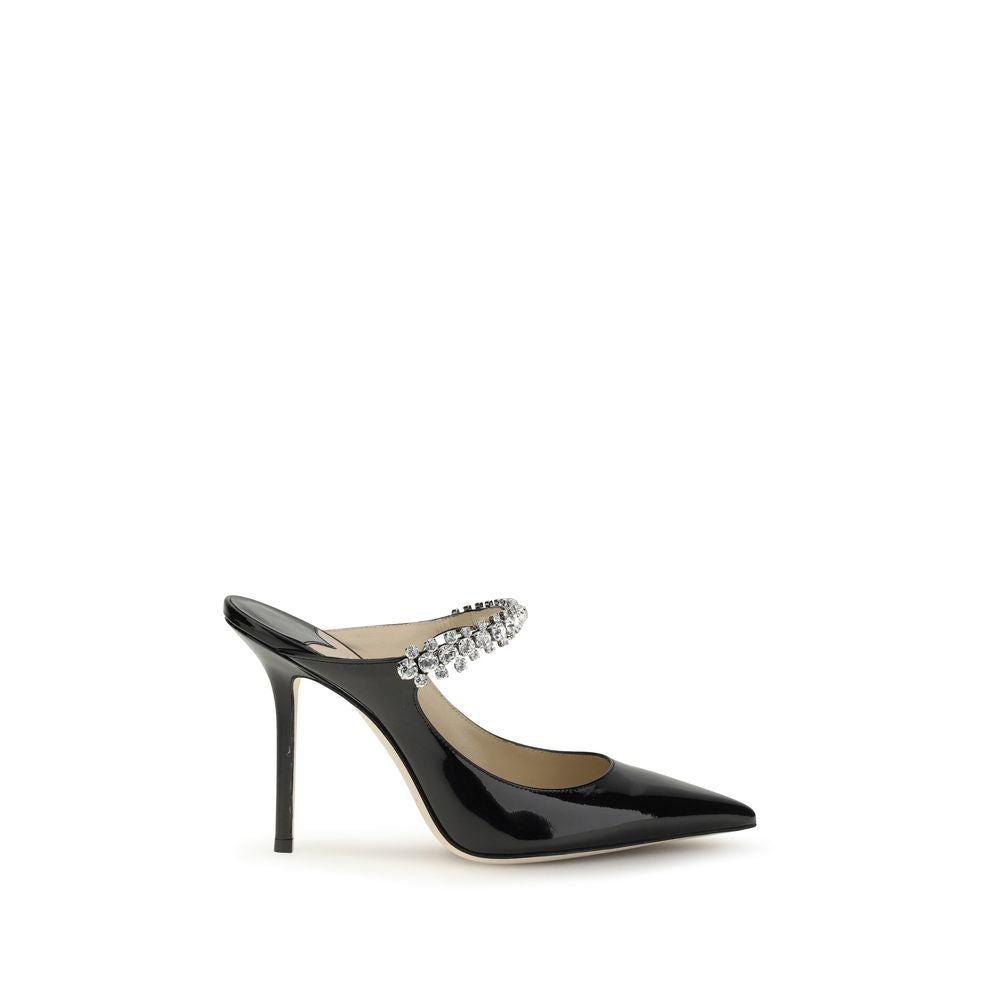 Jimmy Choo Black Calf Leather Bos Taurus High Heel Pumps Jimmy Choo