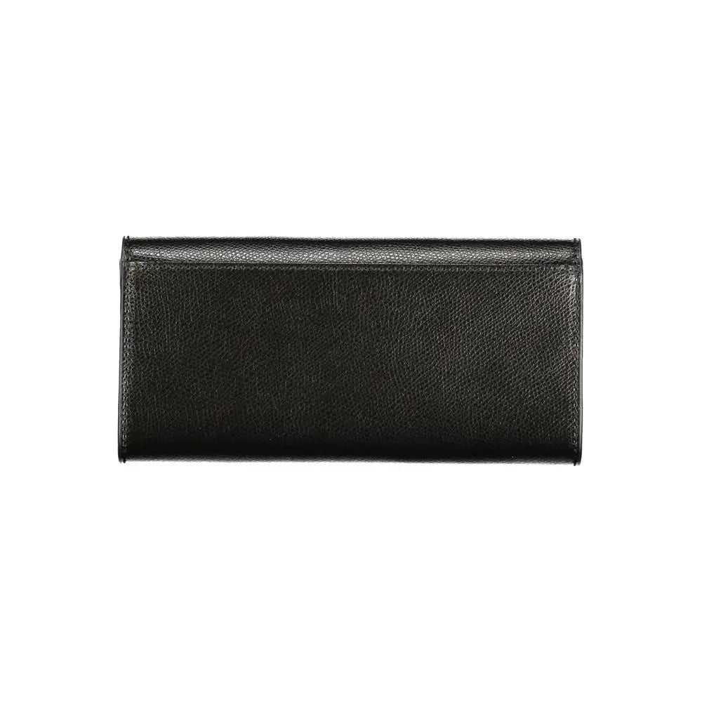 Furla Iride Continental Wallet – Nero Leather with Gold Hardware Furla