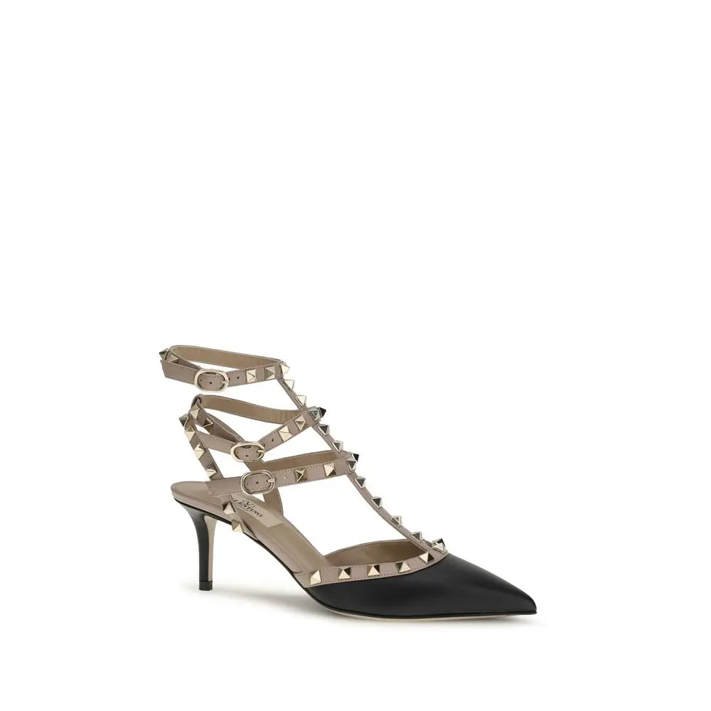Valentino Garavani Rockstud Pump – Black Calf Leather Valentino Garavani