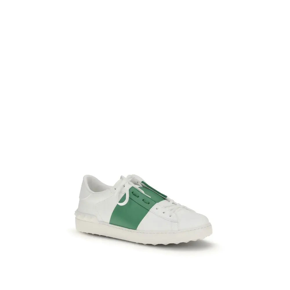 Valentino Garavani Open Sneakers – White Calf Leather Valentino Garavani