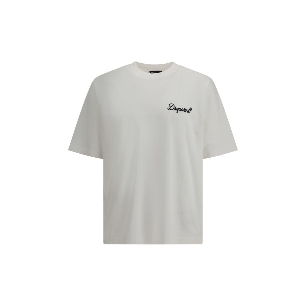 Dsquared² White Cotton T-Shirt Dsquared²