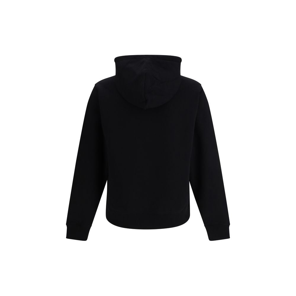 Burberry Black Cotton EKD Faded Hoodie