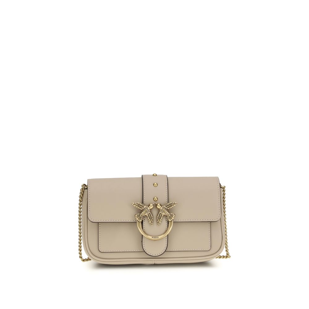 Pinko Love One Shoulder Bag – Beige