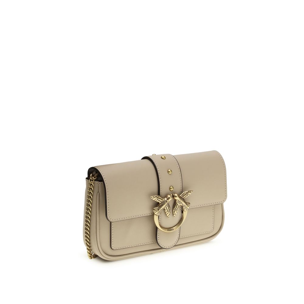 Pinko Love One Shoulder Bag – Beige