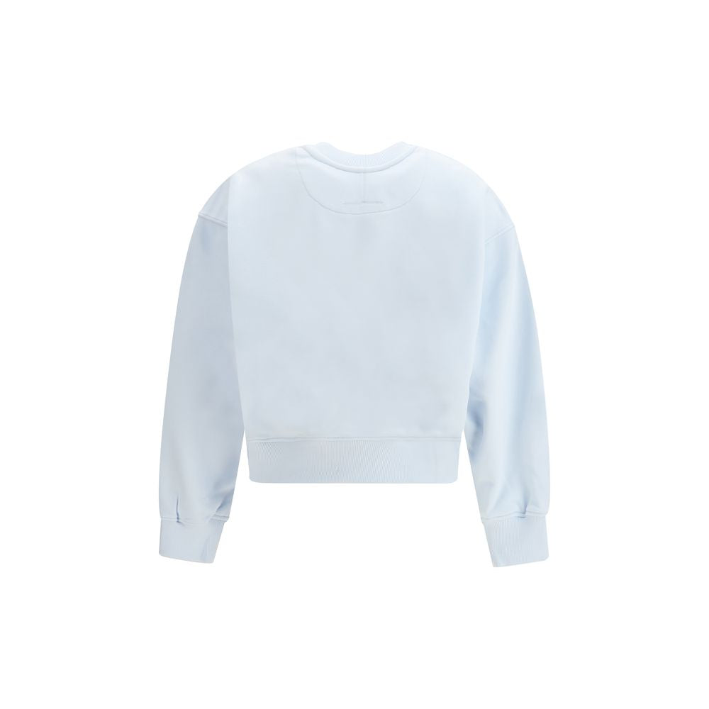 Alexander McQueen Sweatshirt Lichtblauw met Subtiel Logo