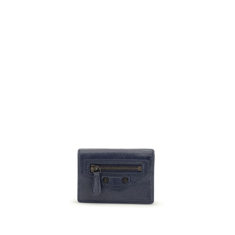 Balenciaga Circuit City Mini Donkerblauw Portemonnee