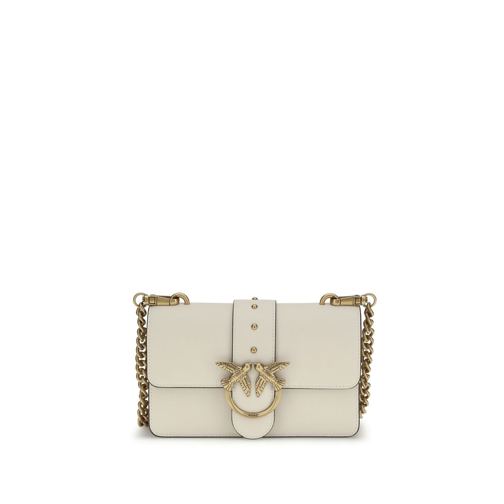 PINKO love one shoulder kalfslederveredelingsproces bag