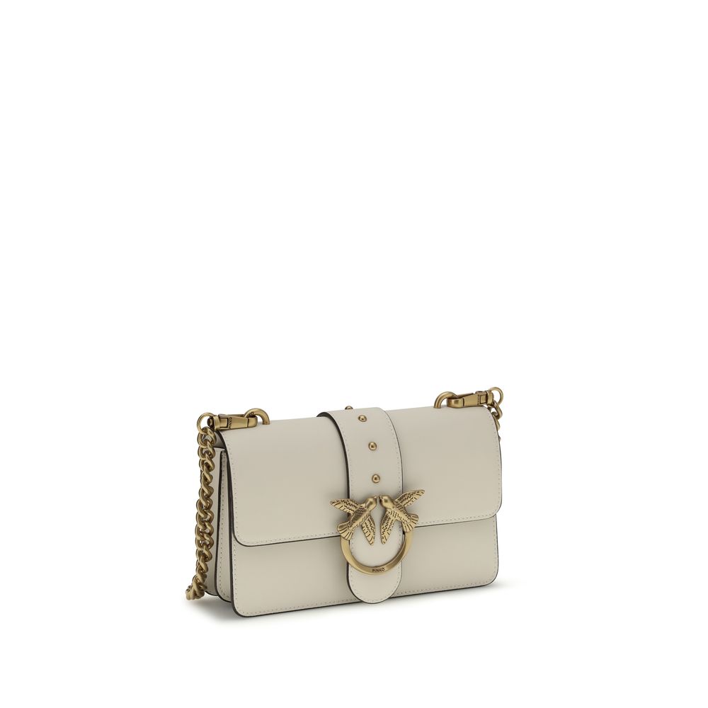 PINKO love one shoulder kalfslederveredelingsproces bag
