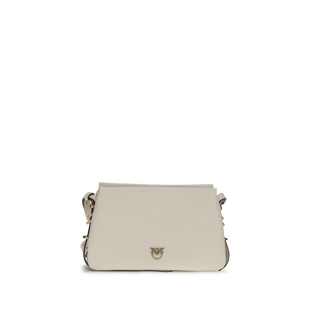 Pinko OneTwoThree Kalfsleder Luxe Tijdloze Schoudertas