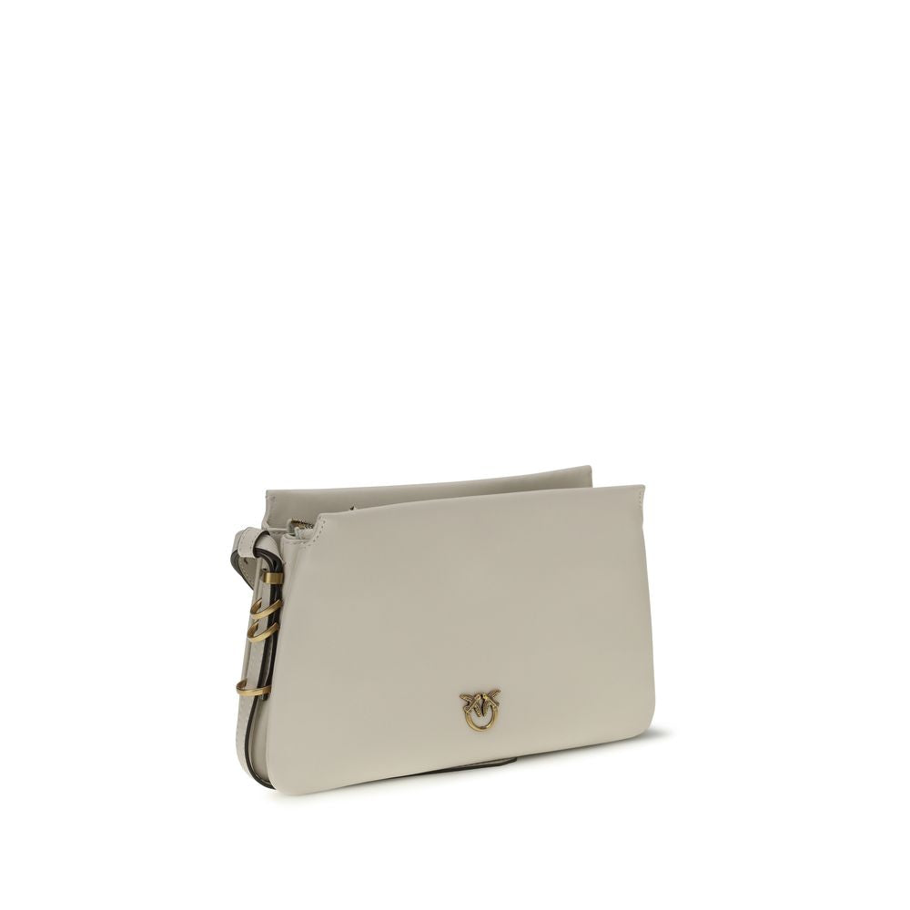 Pinko OneTwoThree Kalfsleder Luxe Tijdloze Schoudertas