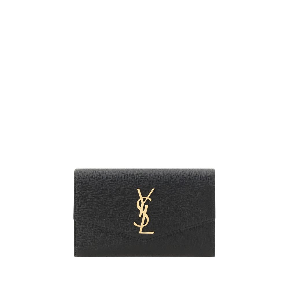 Saint Laurent bos taurus kalfsleer evening clutchbag