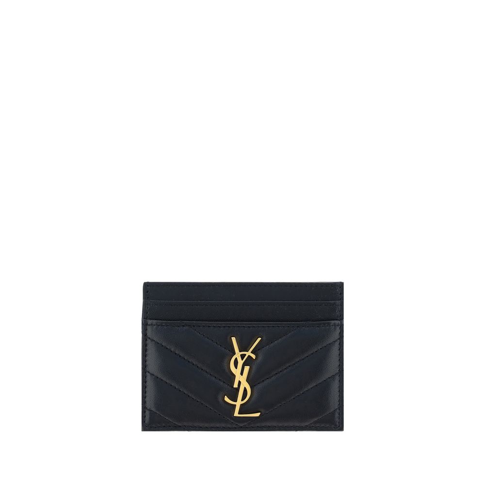 Saint Laurent ovisaries kaarthouderlamslederzwartglans