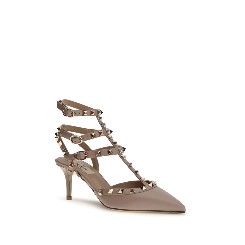 Valentino Garavani Rockstud Pump in Multicolor Calf Leather