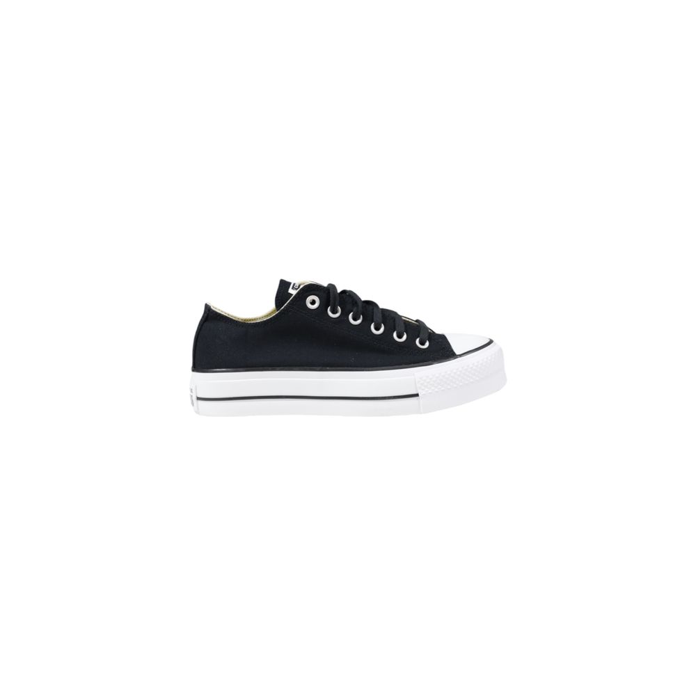 Converse platform zwart textiel luxe collectie sneaker