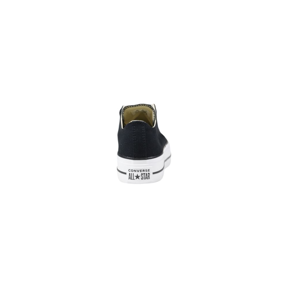 Converse platform zwart textiel luxe collectie sneaker