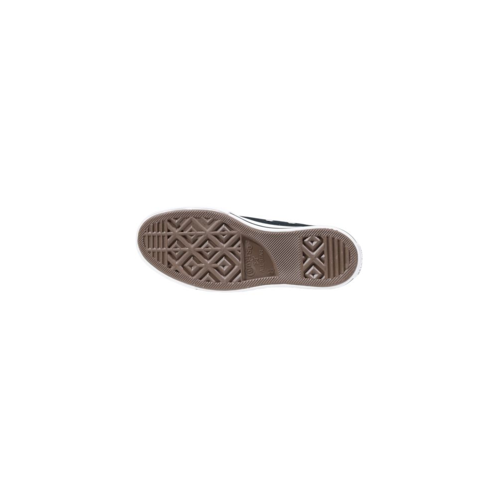 Converse platform hoge top sneakers zwartpolyester