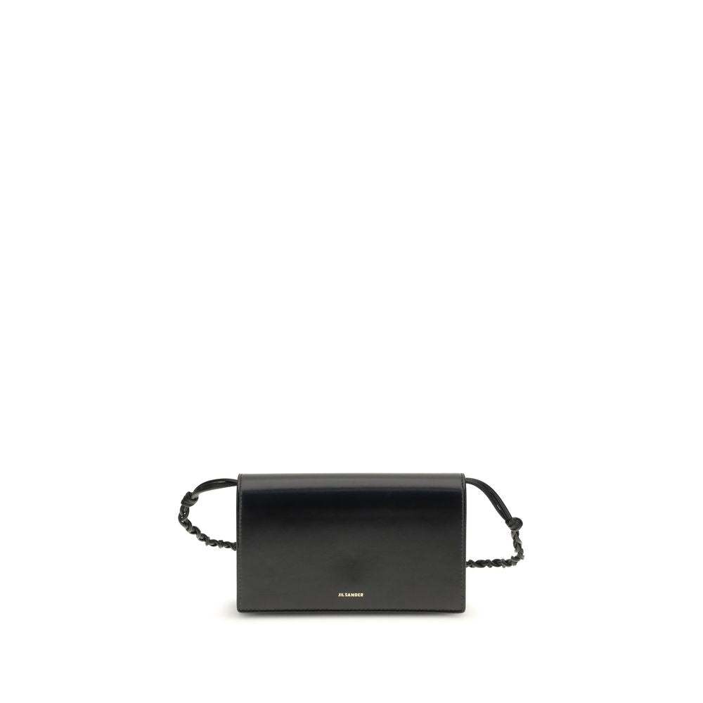 Jil Sander Taurus Kalfsleder Magneetsluiting Portemonnee